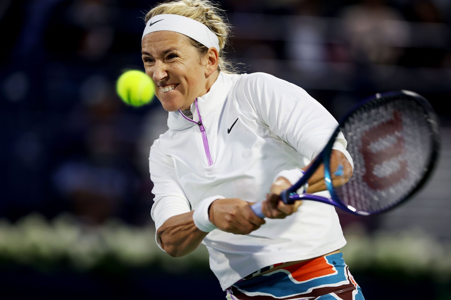 Victoria Azarenka at the 2023 Dubai Tennis Championships