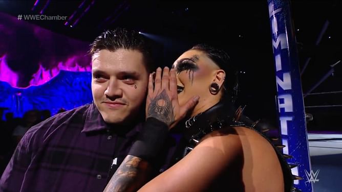 Dominik Mysterio on what Rhea Ripley whispers in his ear on WWE TV (Exclusive)