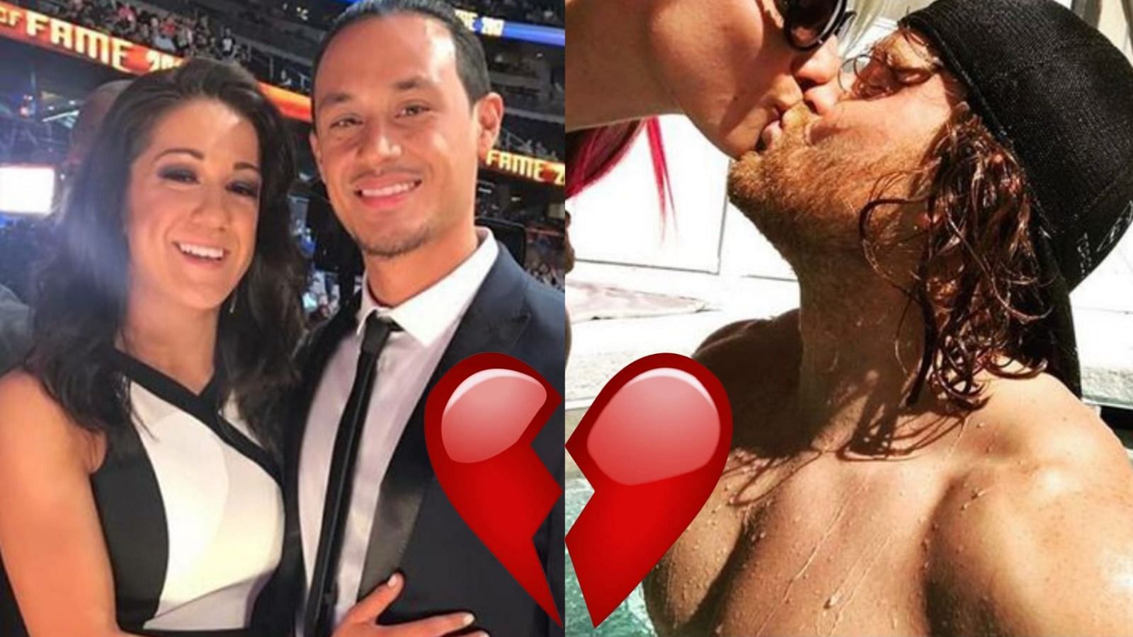 These wrestling couples called it quits on their engagements