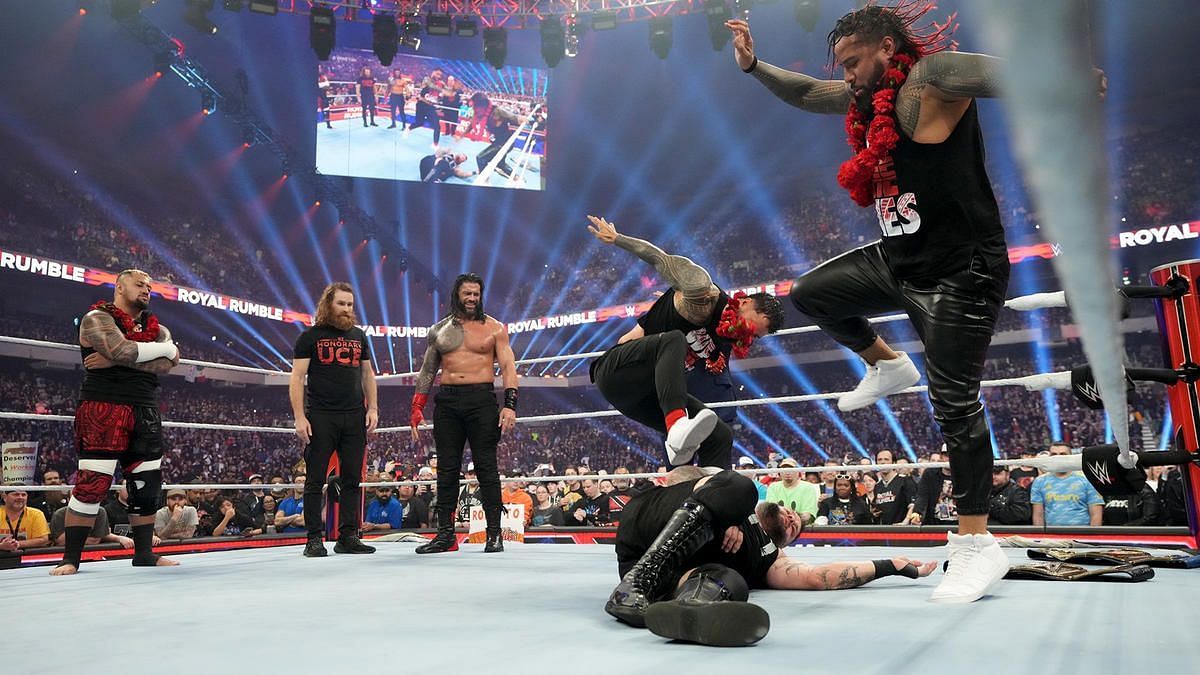 Kevin Owens was attacked by Bloodline at Royal Rumble!