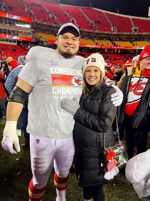 Who is Nick Allegretti's wife Christina? Chiefs guard's partner ...