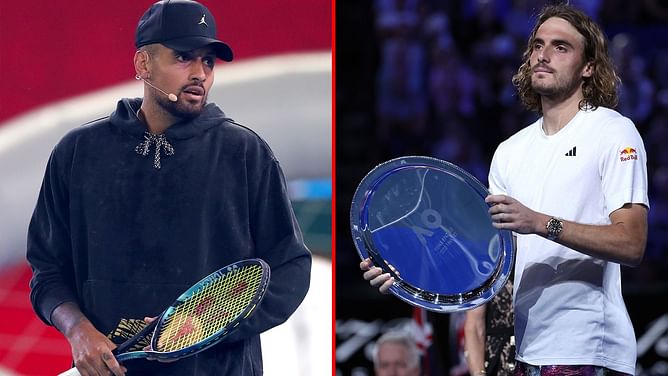 "Embarrassing" - Nick Kyrgios continues his attack on Stefanos Tsitsipas over Wimbledon squabble