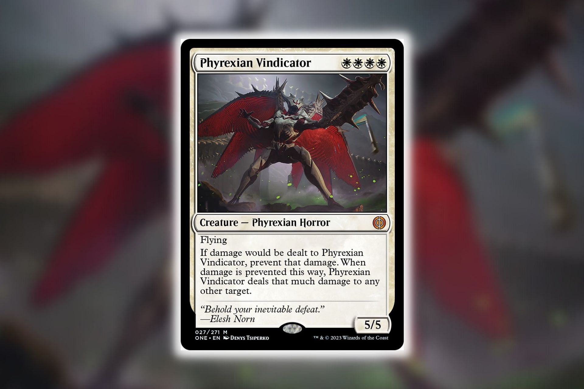 Phyrexian Vindicator in Magic: The Gathering (Image via Wizards of the Coast)