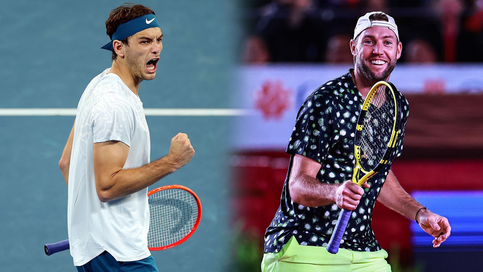 Taylor Fritz (L) &amp; Jack Sock will clash in the Round of 16 at the Dallas Open.