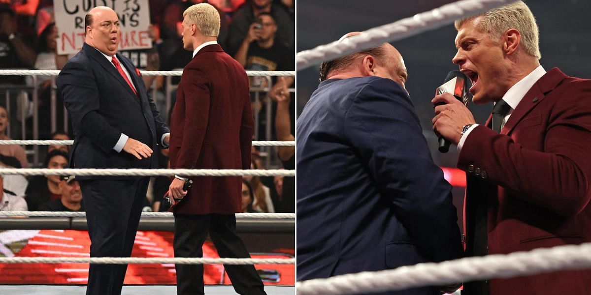 Cody Rhodes and Paul Heyman had an intense promo exchange 