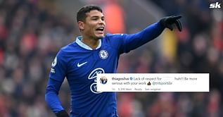 "Be more serious with your work" – Thiago Silva slams Brazilian publication for trolling Chelsea star after UEFA Champions League loss