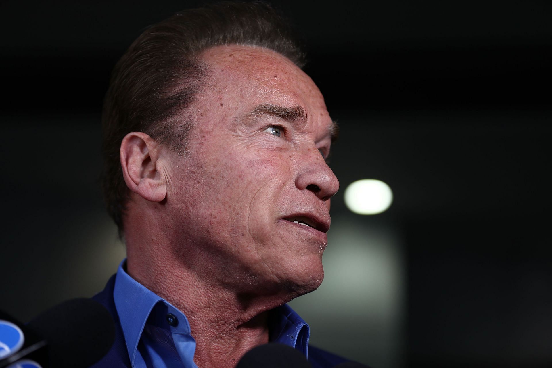 Arnold Schwarzenegger Arrives For Arnold Sports Festival Australia