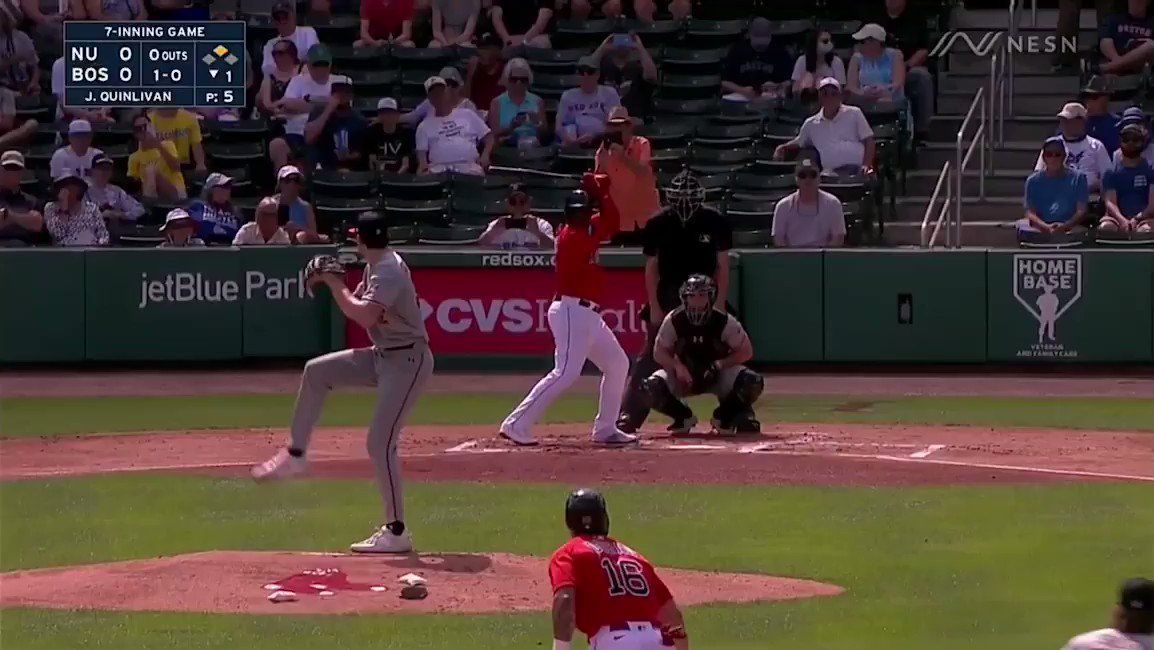 Boston Red Sox fans react as college pitcher nearly plunks Rafael Devers  twice in his first spring at-bat: That pitcher was sending a message early