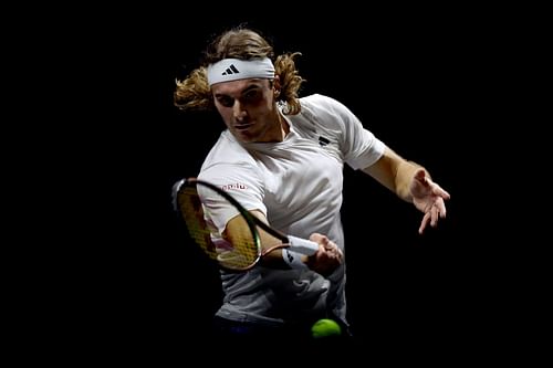 Stefanos Tsitsipas at the 2023 ABN AMRO Open