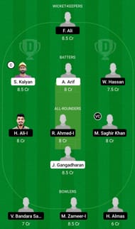 AJH vs SVD Dream11 Prediction Team Today, Grand League