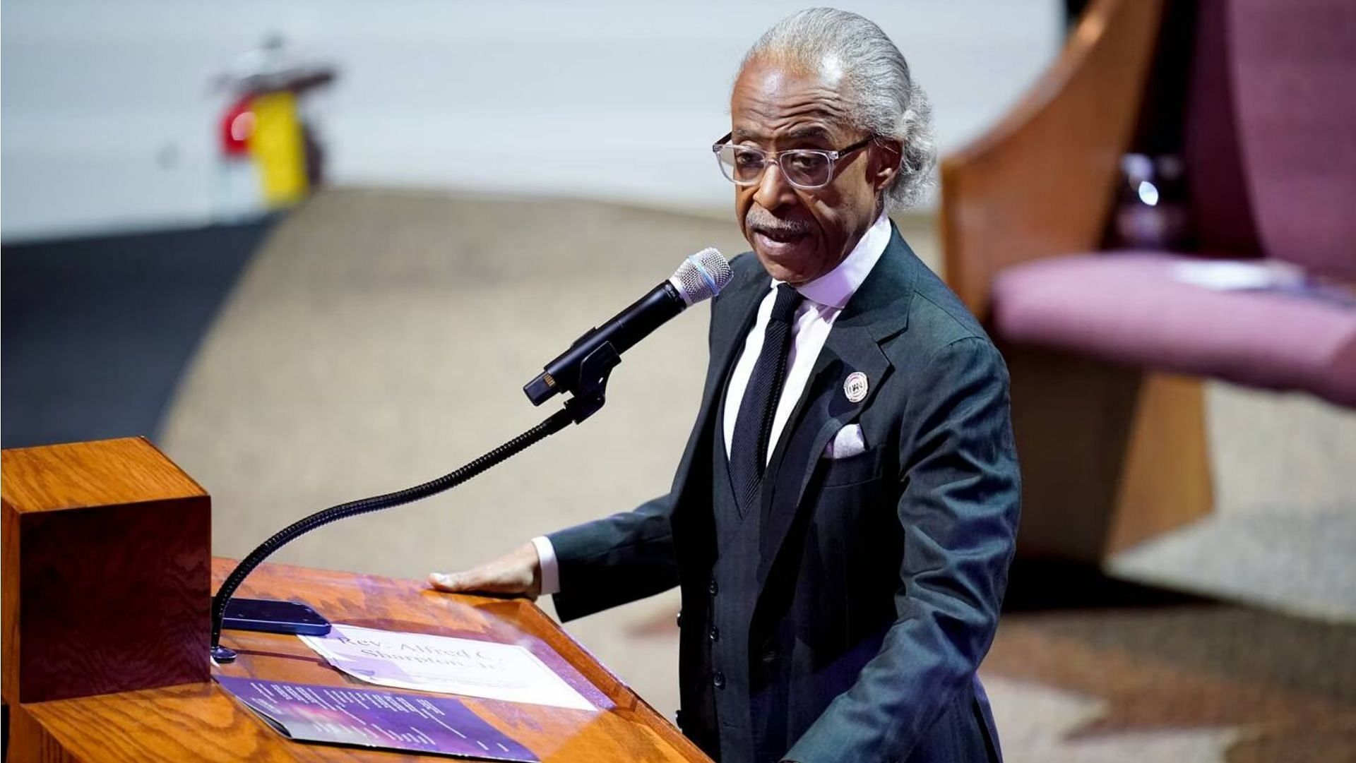 Al Sharpton lost massive amount of weight through exercise and dieting. (Photo via Andrew Nelles/Getty)