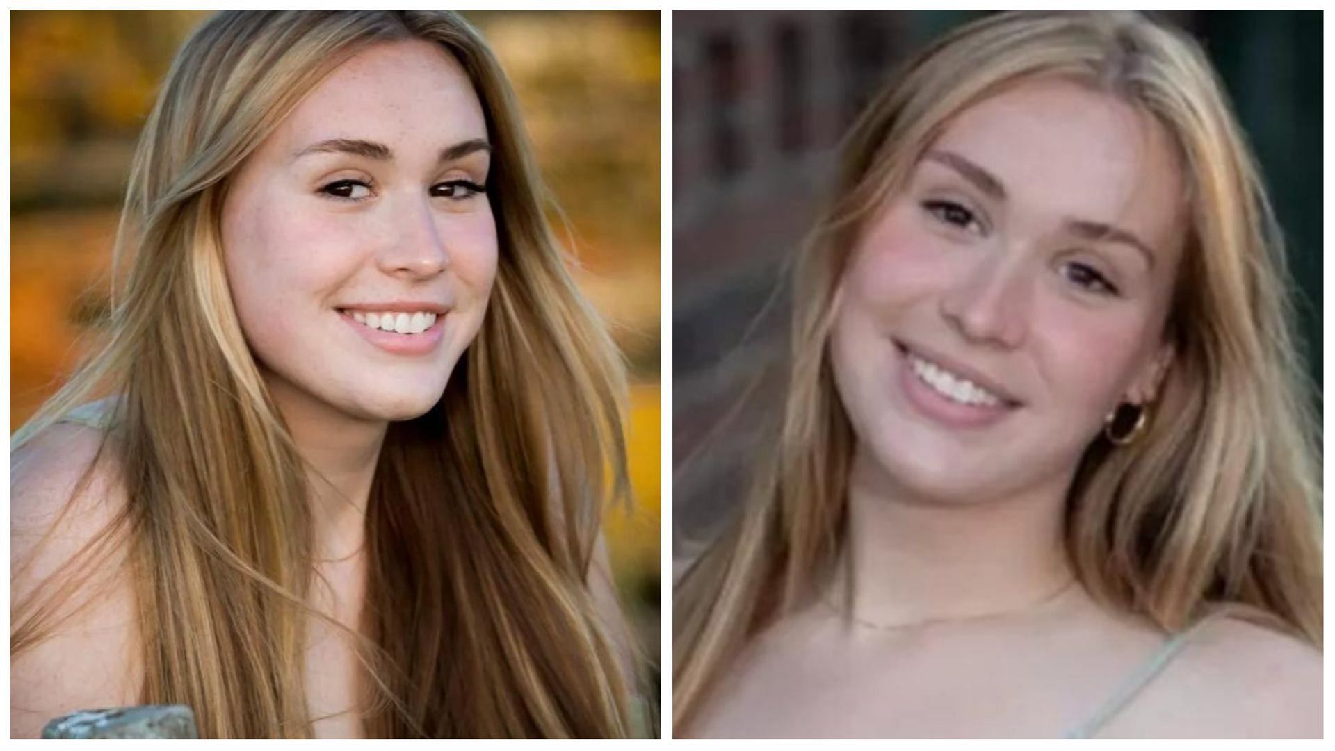 20-year-old Ava Harlow survived after getting trapped beneath a train, (Images via GoFundMe)