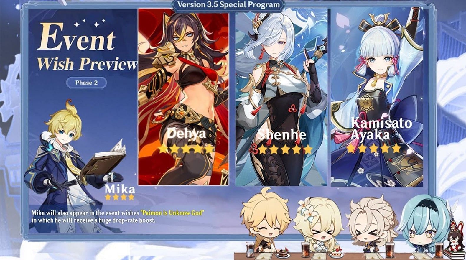 Upcoming five-stars (Image via HoYoverse)