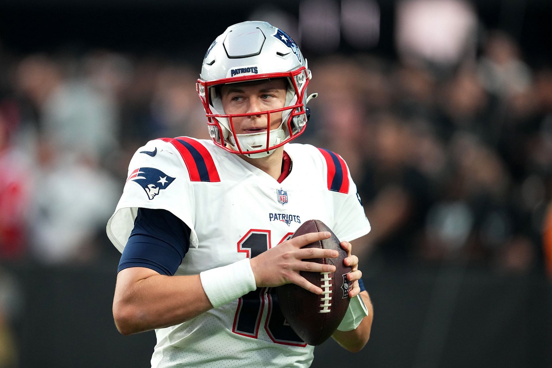 Mac Jones: New England Patriots v Las Vegas Raiders