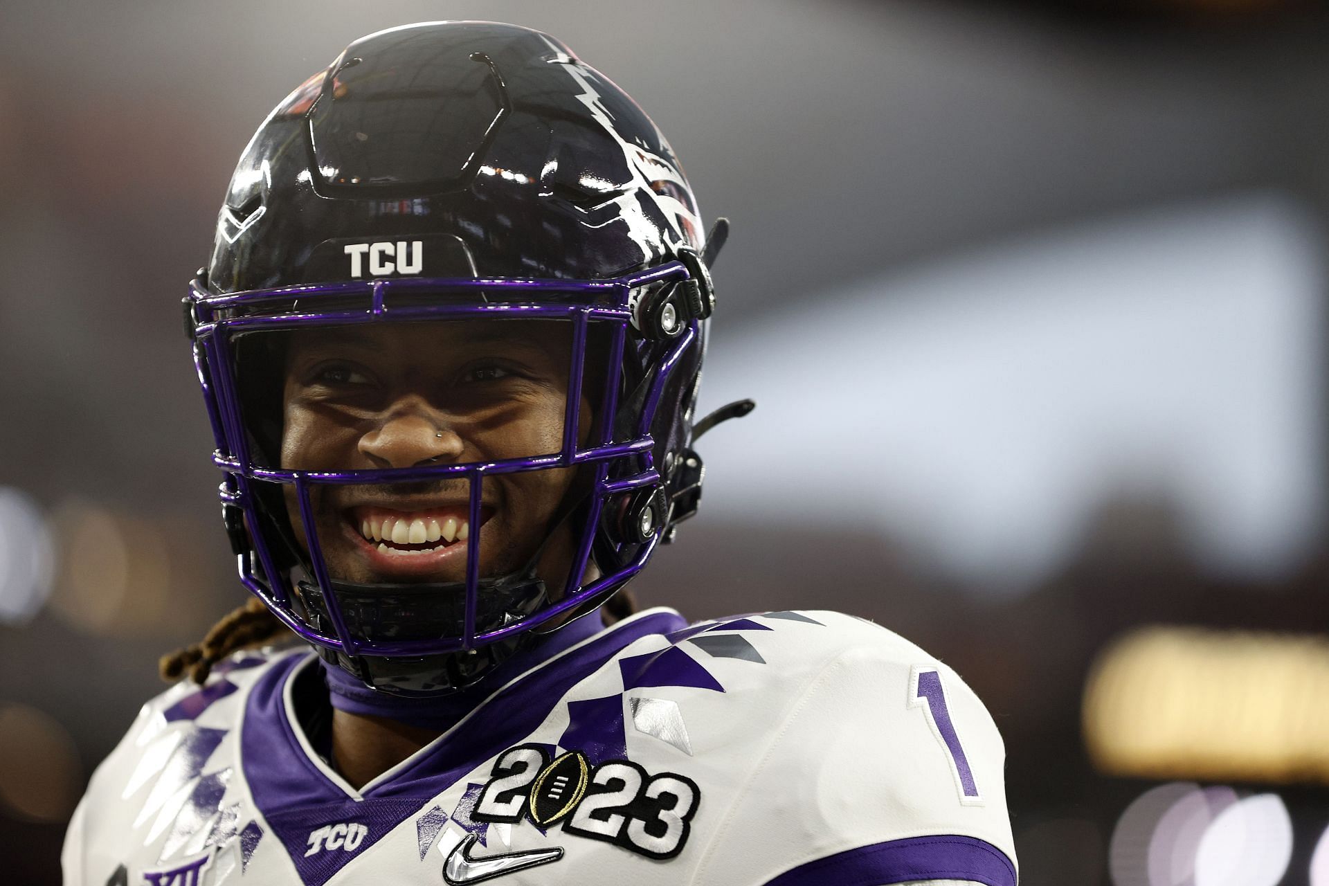 Quentin Johnston: 2023 CFP National Championship - TCU v Georgia