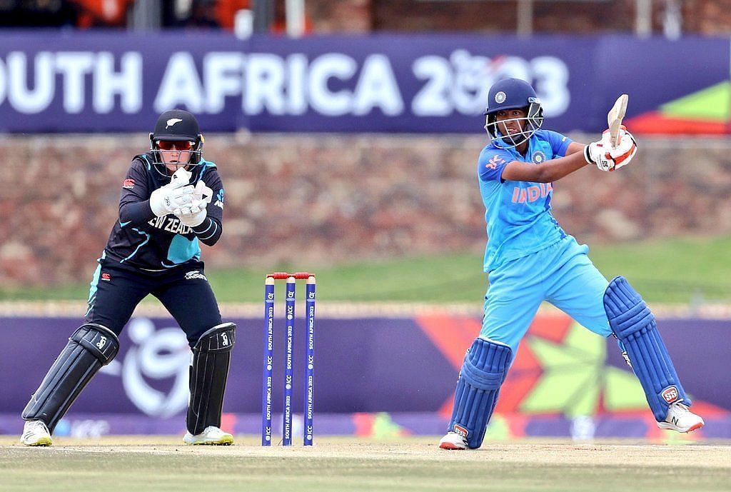 Shweta Sehrawat was the leading run-getter in the U-19 Women&rsquo;s World Cup. Pic: Twitter