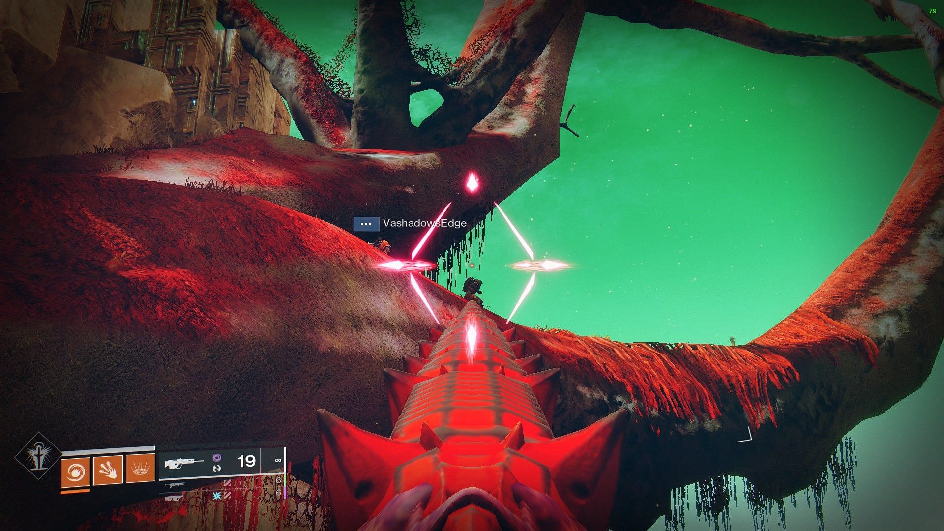 Xur location on Nessus (Image via Bungie)