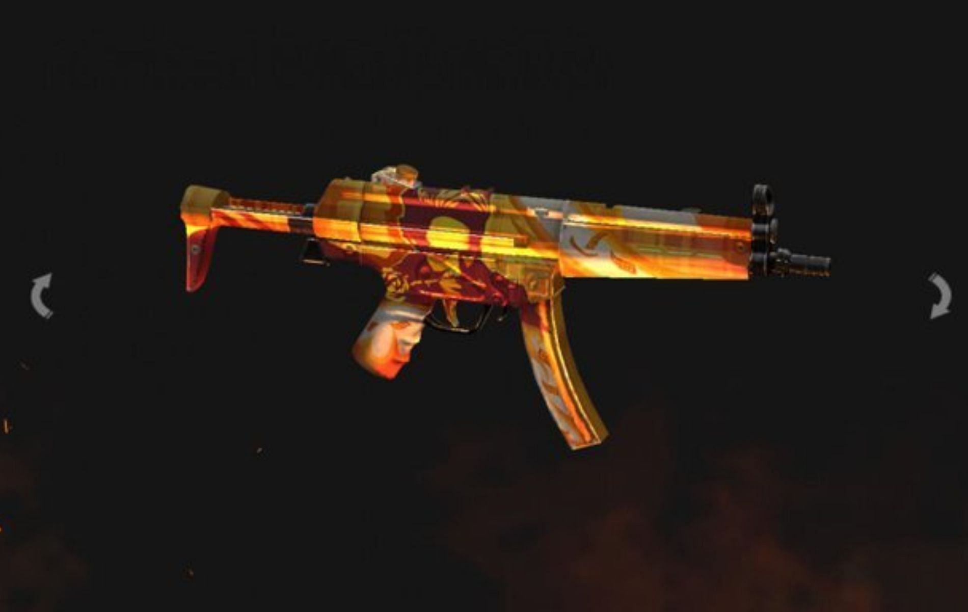 The old-fashioned MP5 skin in Free Fire (Image via 111dots Studio)