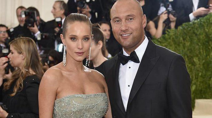 Derek Jeter Honored at Yankee Stadium Alongside Pregnant Wife Hannah,  Admits He's 'Nervous' About Fatherhood