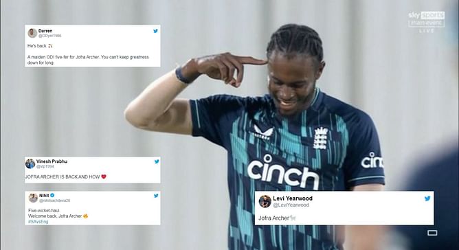 "You can't keep greatness down for long" - Fans erupt as Jofra Archer takes six-wicket haul in SA vs ENG 3rd ODI