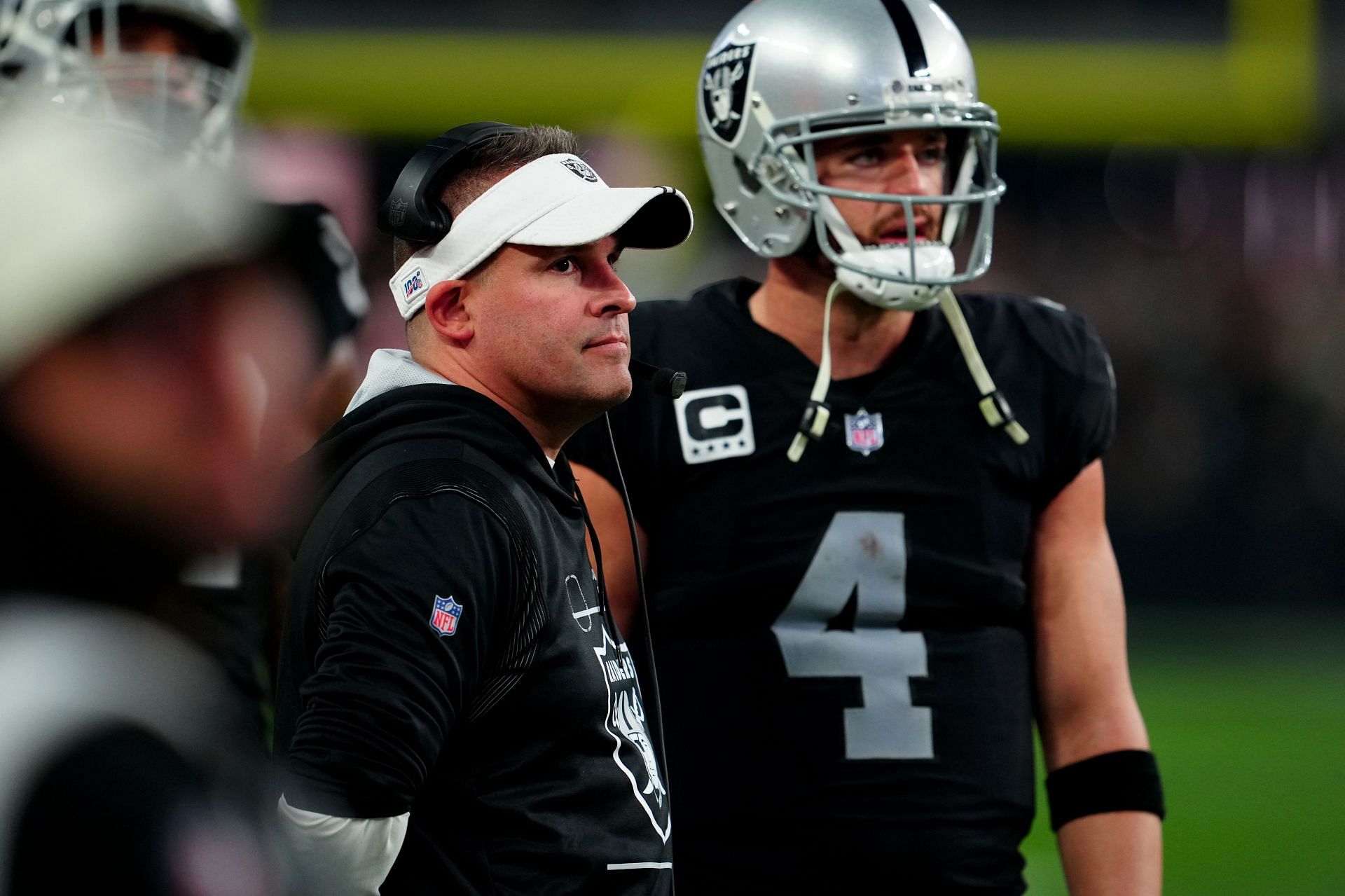 Josh McDaniels and Derek Carr