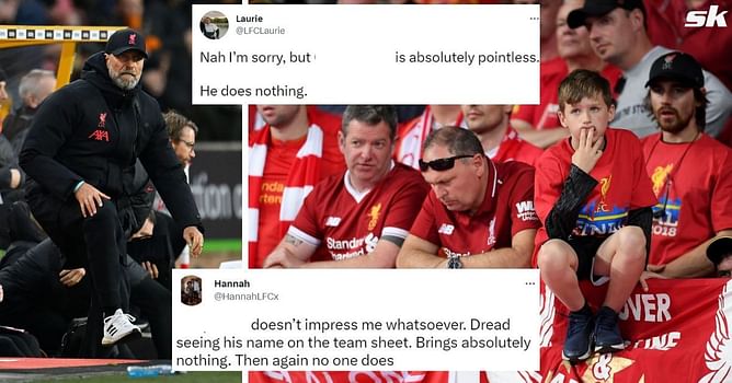 “Dread seeing his name”, “He does nothing” – Liverpool fans give up hope on 23-year-old star after display in 3-0 loss to Wolves