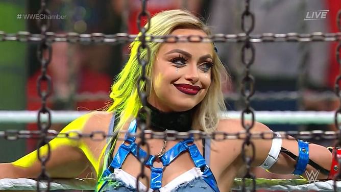 WATCH: Liv Morgan kisses female star during WWE Elimination Chamber 2023 match