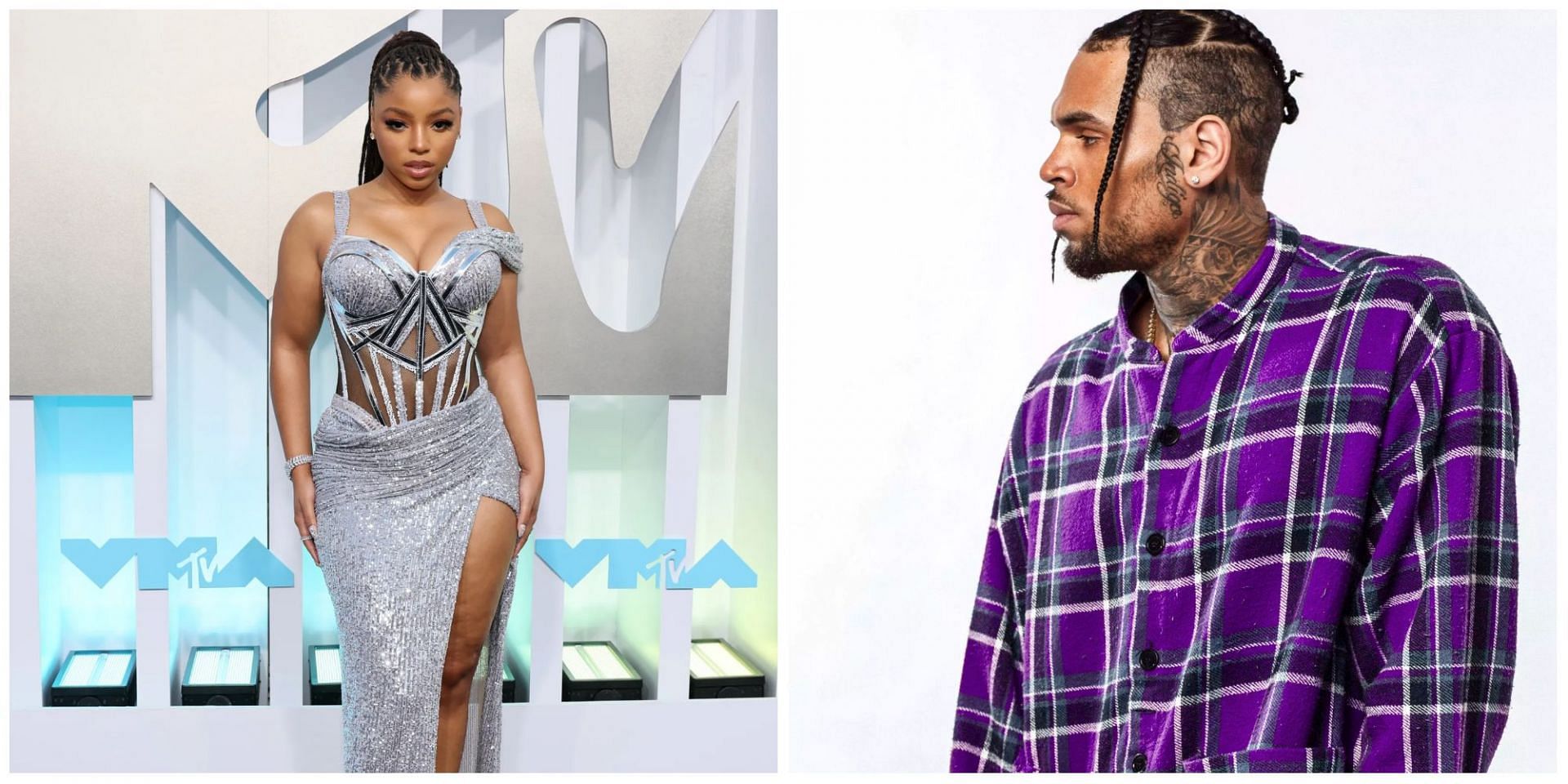 Social media users reacted to Chloe Bailey collaborating with Chris Brown for her new single. (Image via Getty Images)