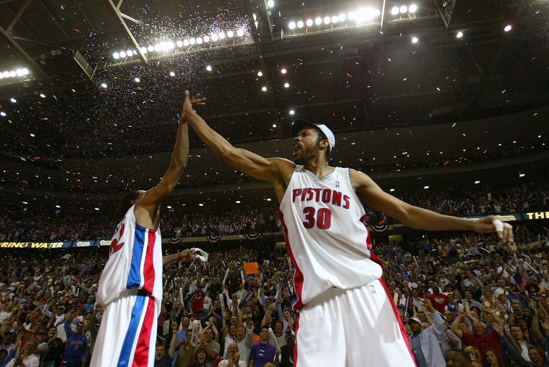 Rasheed Wallace of the Detroit Pistons