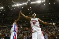 Rasheed Wallace of the Detroit Pistons