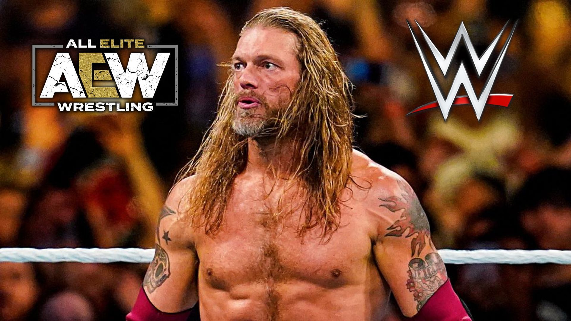 Edge is apparently quite friendly with an AEW star