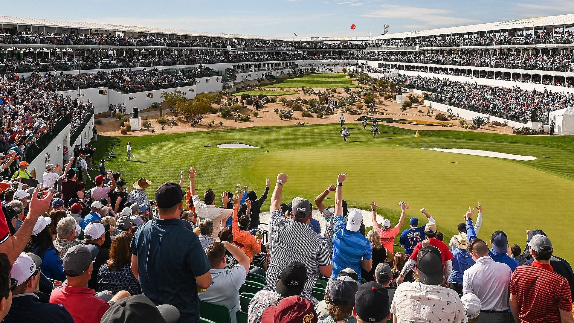 Reports of fans rushing past the TPC Scottsdale field on Friday surfaced online