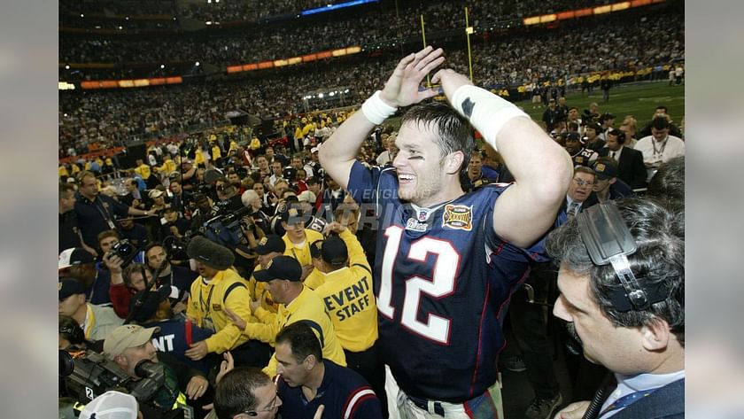 Janet Jackson is exposed during her half time performance with Justin  Timberlake at Super Bowl XXXVIII. The New England Patriots face the  Carolina Panthers at Reliant Stadium in Houston, Texas on February