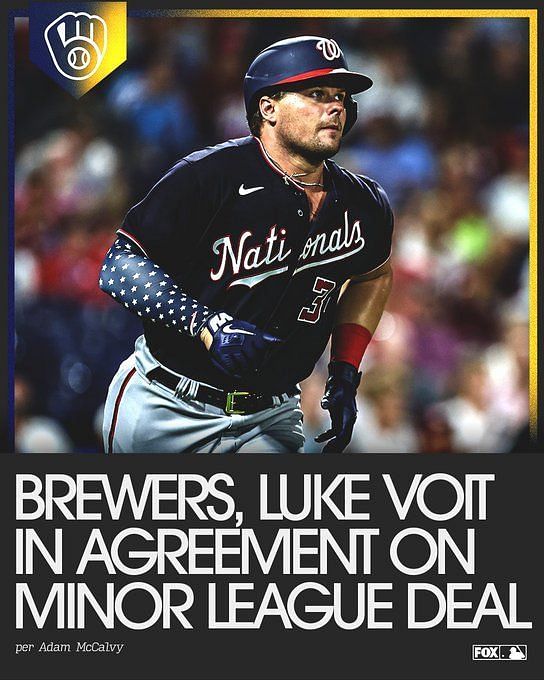 Milwaukee Brewers Sign First Baseman Luke Voit to a Minor League Deal :  r/NYYankees