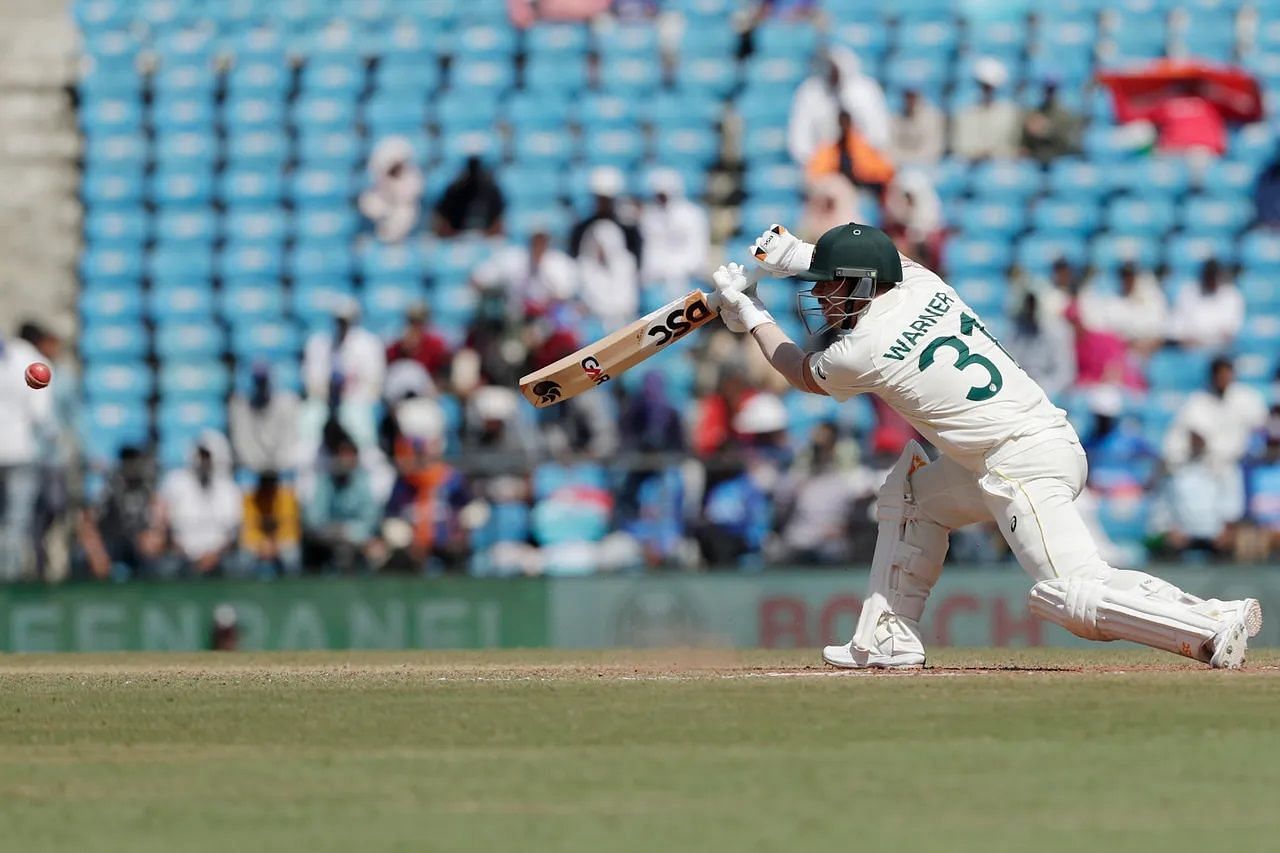 David Warner fell prey to Ravichandran Ashwin in the second innings of the Nagpur Test. [P/C: BCCI]