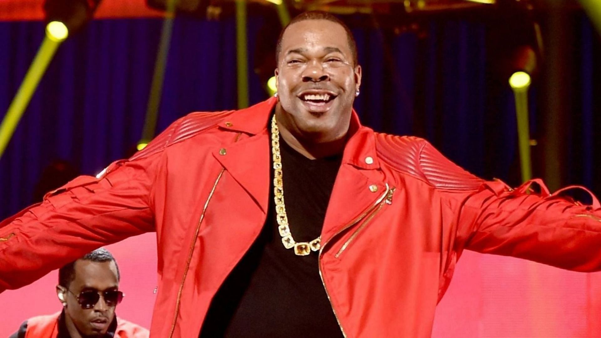 Busta Rhymes garners support after throwing drink at woman who grabbed his derriere (Image via Getty Images)
