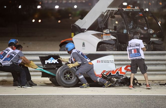 F1 Exhibition to display remains of Romain Grosjean's fiery car crash from 2020 Bahrain GP