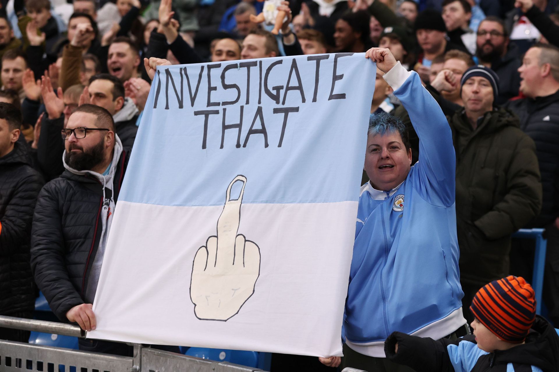 The Etihad faithful react to the Premier League&#039;s charges.