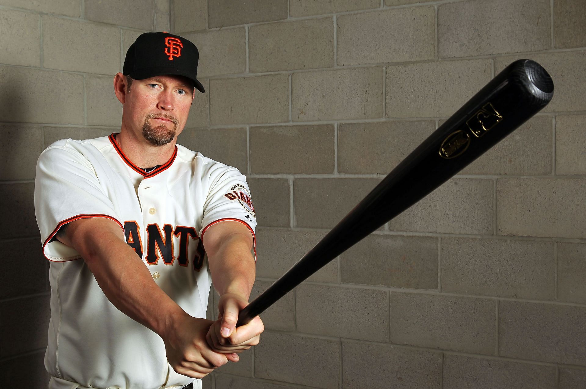 San Francisco Giants Photo Day: SCOTTSDALE, AZ - MARCH 01: Aubrey of the San Francisco Giants poses during spring training photo day on March 1, 2012, in Scottsdale, Arizona. (Photo by Jamie Squire/Getty Images)