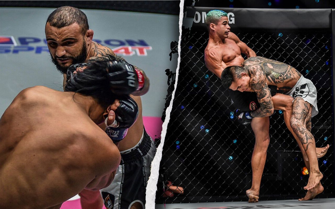 John Lineker (L) and Fabricio Andrade (R) are two of the best finishers in ONE Championship. Photo by ONE Championship