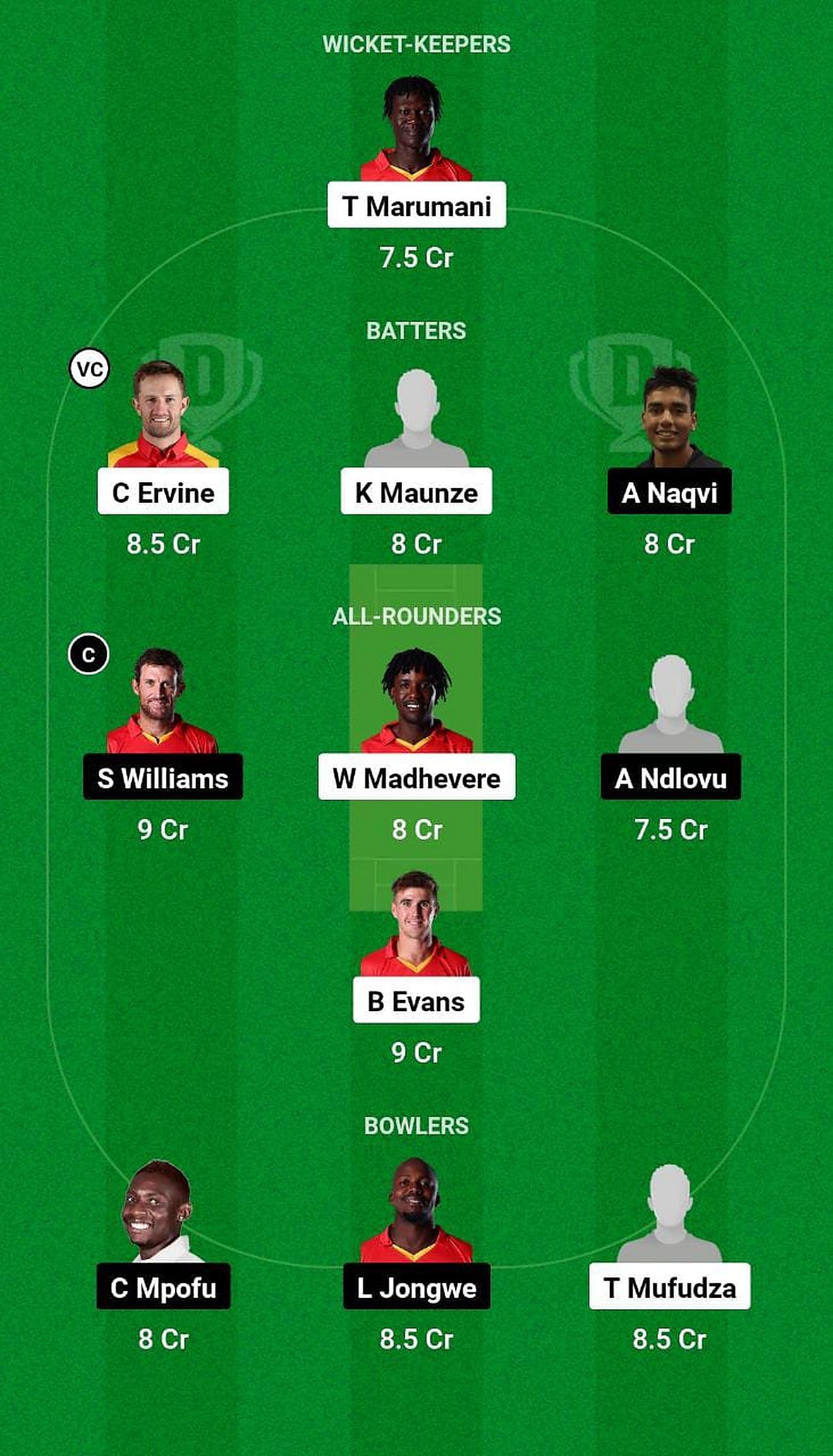 ME vs MAT Fantasy Suggestion Team 1