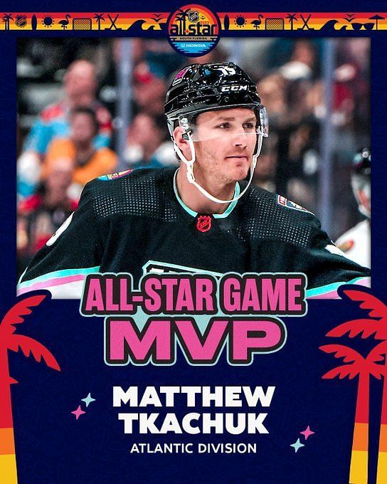 Matthew Tkachuk named NHL All-Star MVP