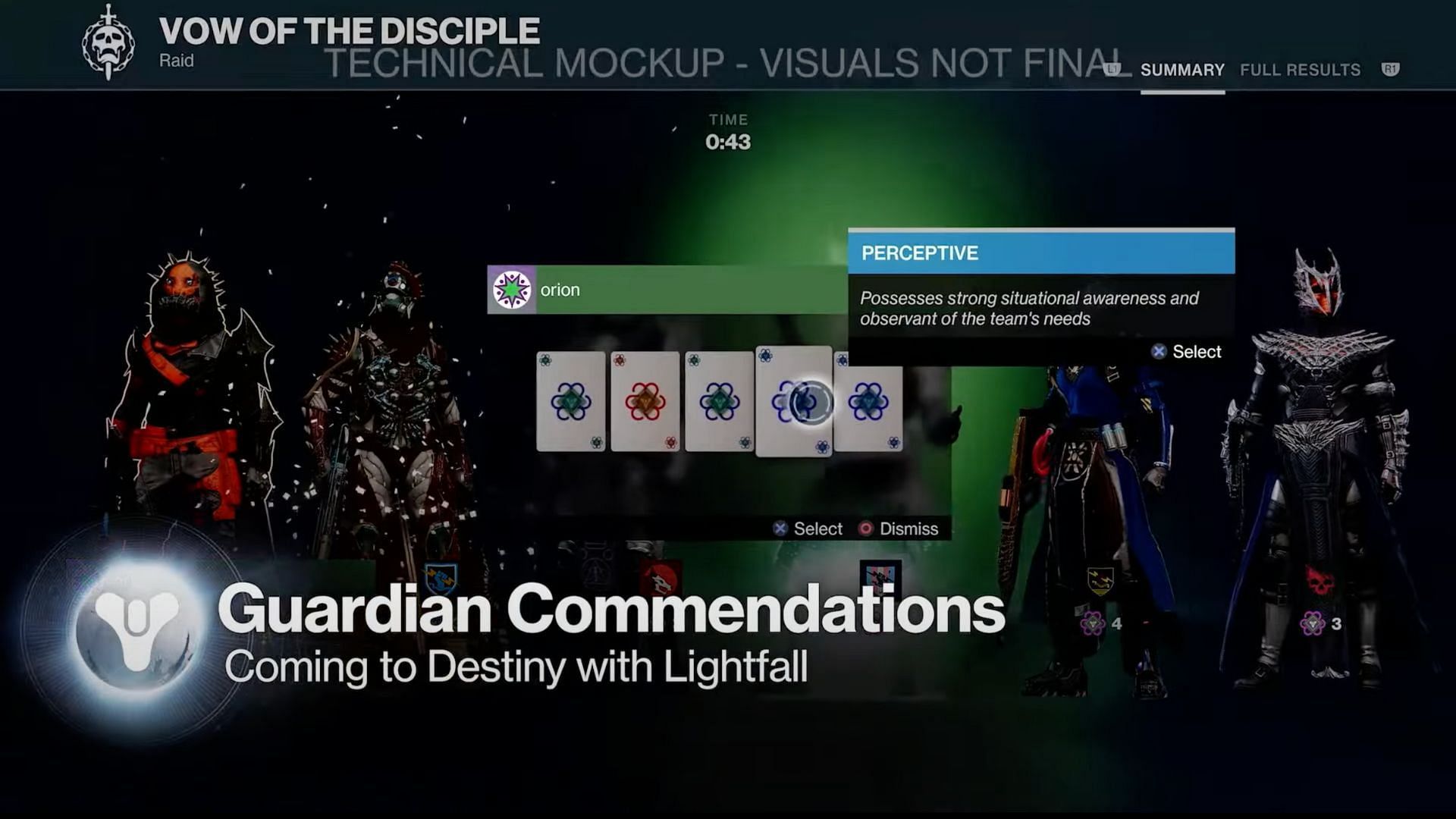 Destiny 2 commendations (Image via Bungie)