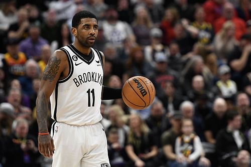 Kyrie Irving with the Brooklyn Nets