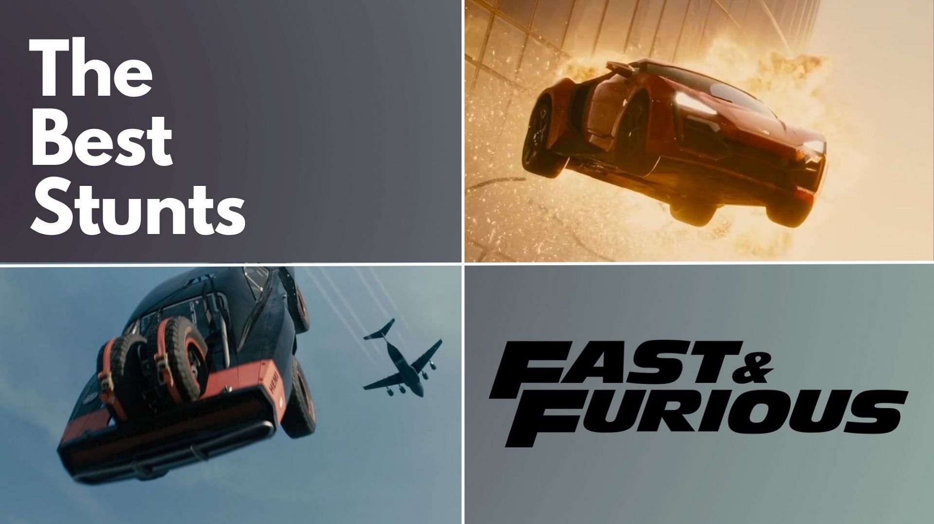 7 best Fast &amp; Furious stunts (Images via Universal Pictures)