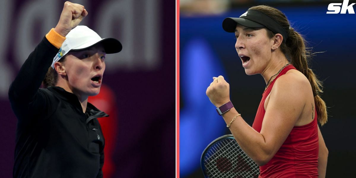 Iga Swiatek and Jessica Pegula will compete in the semifinals of the Dubai Tennis Championships