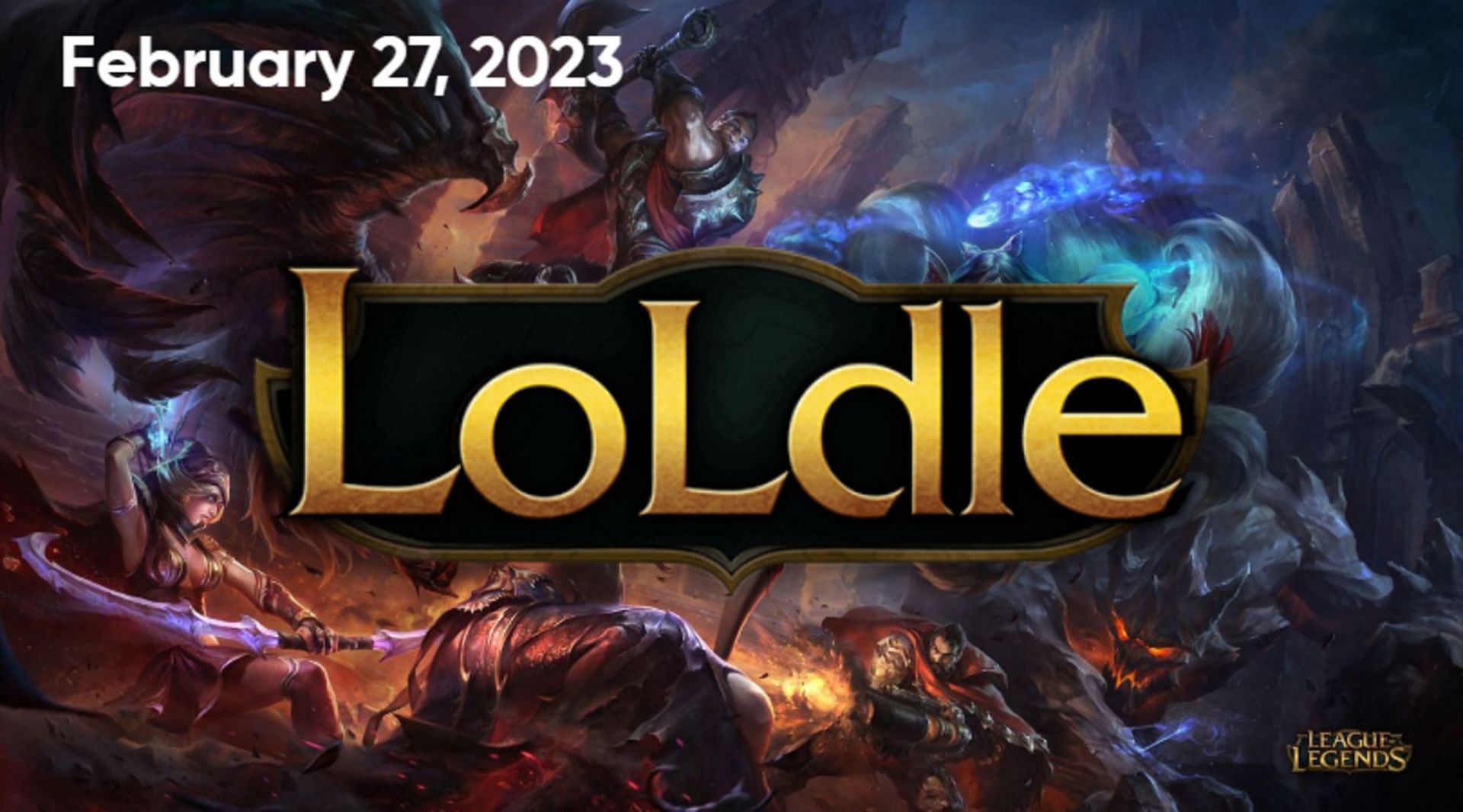 LoLdle answer of 26th February, 2023 (Image via LoLdle.net)