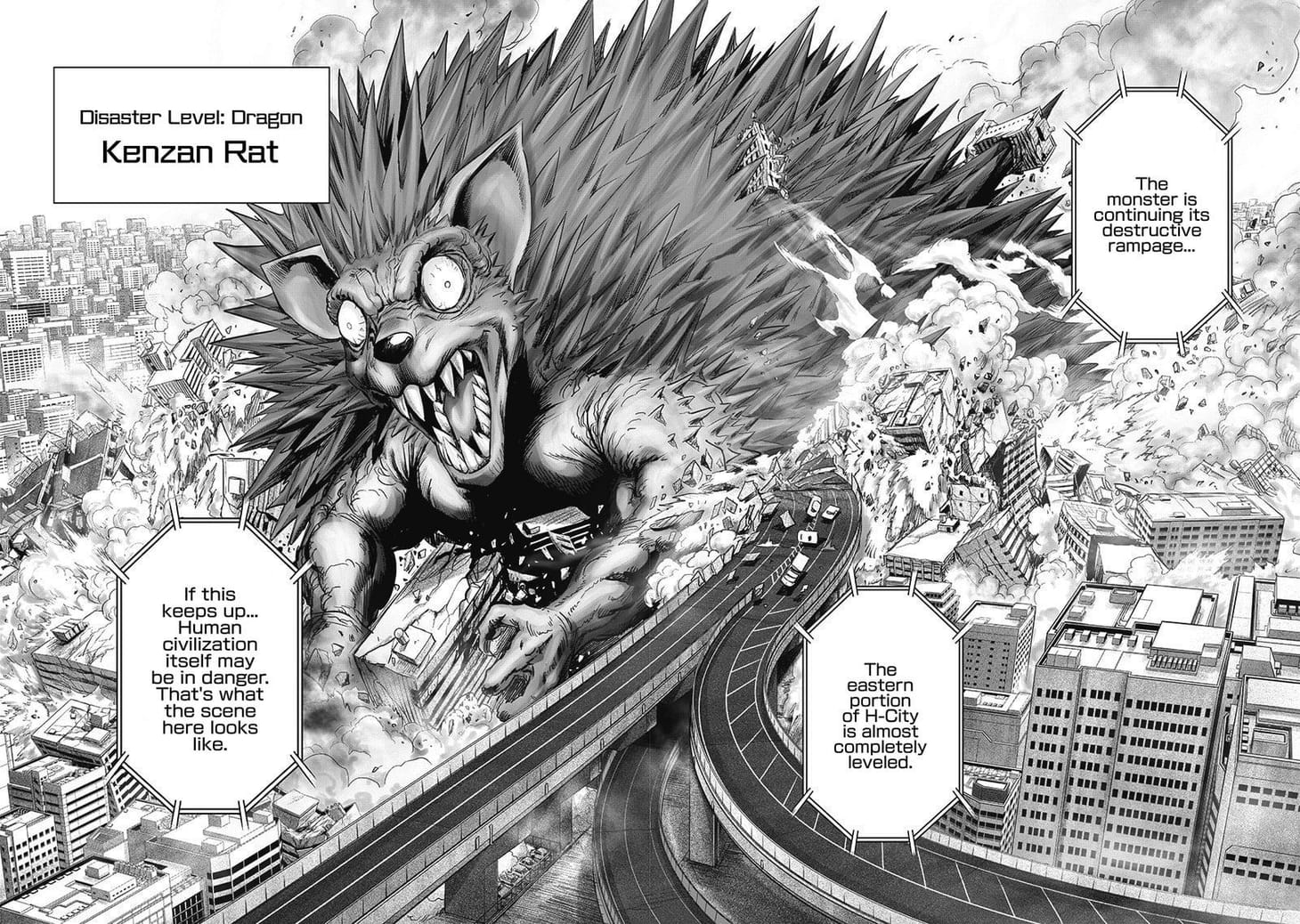 One Punch Man chapter 180: Tatsumaki and Saitama's fight concludes