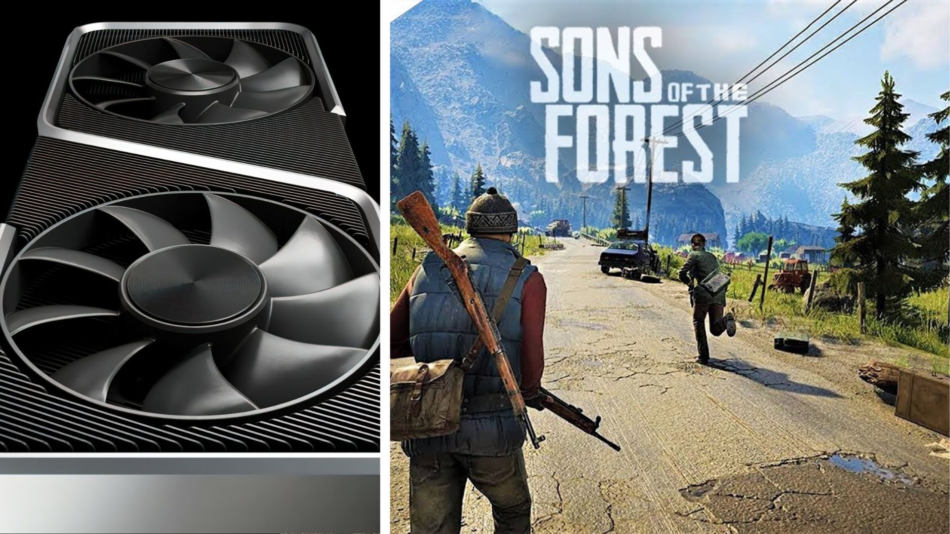 RTX 3070 FE and Sons of the Forest cover