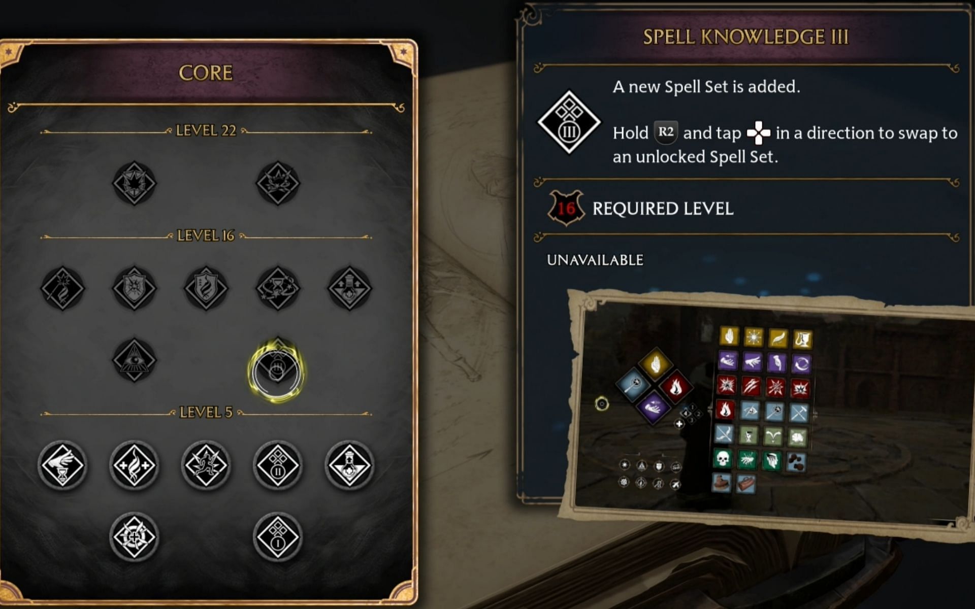 Spell Knowledge adds storage for additional spells (Image via Avalanche Software)